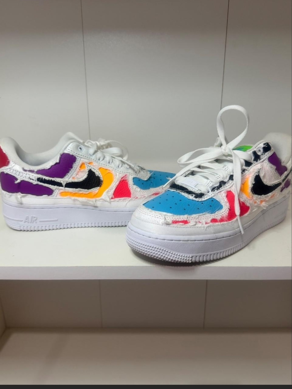 Nike Air Force 1 Low Reveal Tear Away Multi Color Sneakers Women’s 7.5